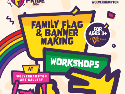 Come together to celebrate Wolverhampton PRIDE at Wolverhampton Art Gallery 