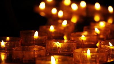 Light a candle to remember a loved one 