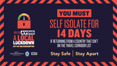 Travellers must self isolate if returning from certain locations