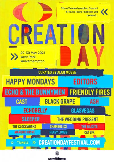 Creation Day festival: Tickets now on sale