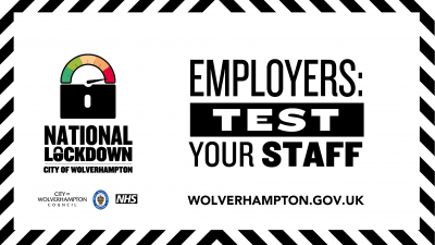 All businesses in Wolverhampton are now able to sign up to receive free rapid coronavirus tests under the Government’s workplace testing programme