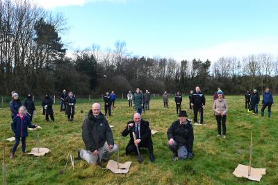 Volunteers roll up their sleeves to join community tree planting days across the city 
