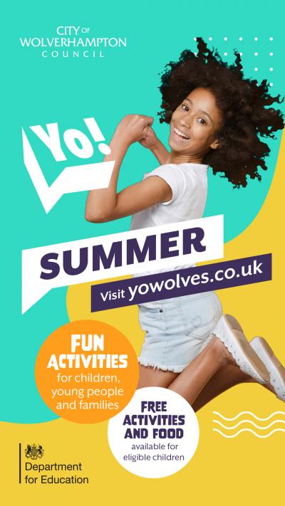 Wolverhampton’s Yo! Summer programme now boasts hundreds of activities and events to keep children, young people and their families busy during the school holidays