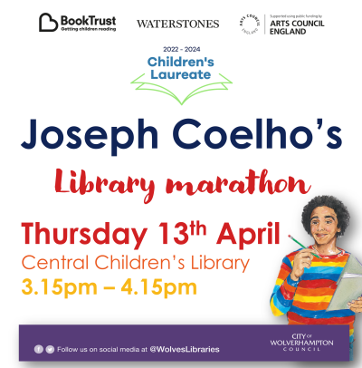 Children’s Laureate to perform at Central Library next week