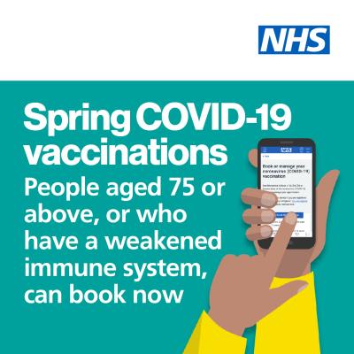 Eligible residents invited for Spring Covid-19 booster vaccination