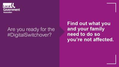 Be alert to scams as digital switchover takes place