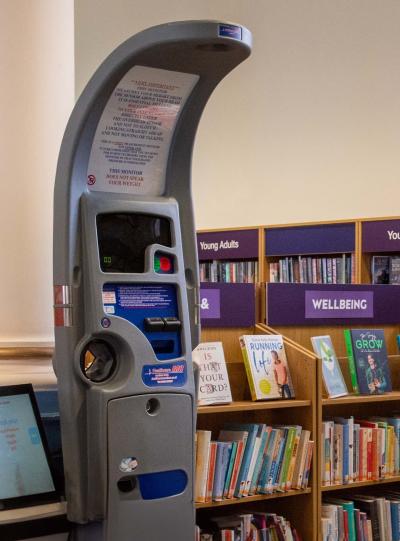 A health monitor at Central Library
