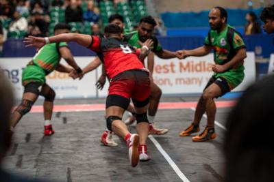 More action from the British Kabaddi League Championships