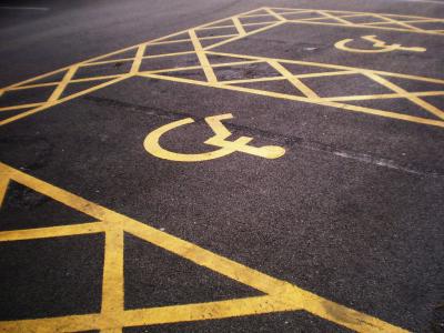 disabled parking bay
