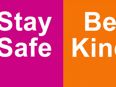 Stay Safe Be Kind header
