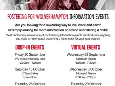 Make a difference with Fostering for Wolverhampton