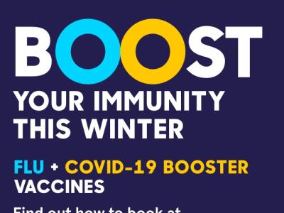 Health and social care staff, carers and others are being reminded to get their Covid-19 and flu vaccinations as soon as they can, to help protect themselves and the people they care for this winter