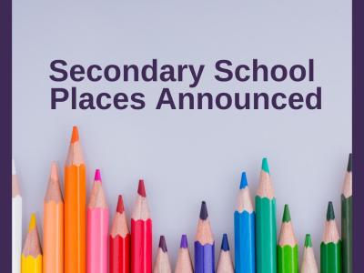 Secondary school place allocations announced