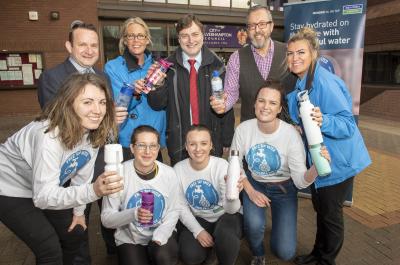 Reps from CWC, Severn Trent and W-ton Business Improvement District are all supporting the Refill scheme, which allows people to fill up reusable water bottles for free at thousands of places around the country, inc the Civic Centre