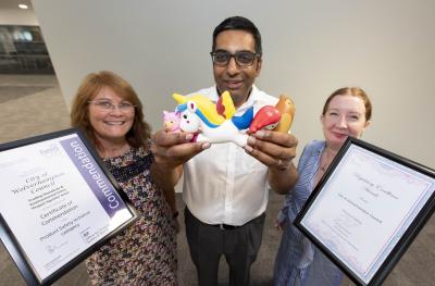 City of Wolverhampton Council’s Trading Standards team has been recognised at a national level for seizing over 2,000 illegal ‘Squishes’ due to alarming health and safety risks to young children