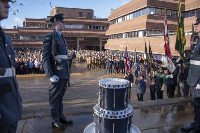 The City's annual Observance of Remembrance will be held on Sunday (10 November, 2019), beginning with a parade led by the Band of the West Midlands Fire Service and comprising detachments of the military past and present and community groups