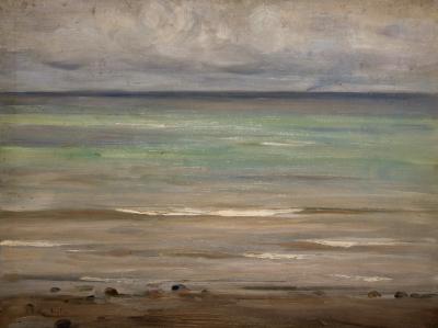 The Sea, Edwin Butler Bayliss (1874 – 1950) c. 1900 – 45 Oil on board