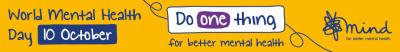 This World Mental Health Day, people in Wolverhampton are being encouraged to #DoOneThing to improve their mental health and wellbeing, and that of others