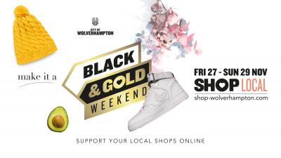 Make it a Black & Gold Weekend and shop local