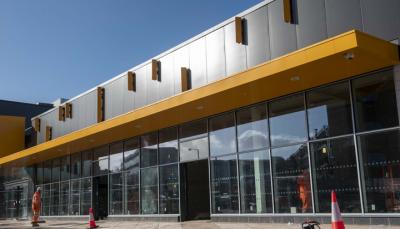Exterior photos of the Phase 2 works drawing to a close and the new interior of Wolverhampton Railway Station