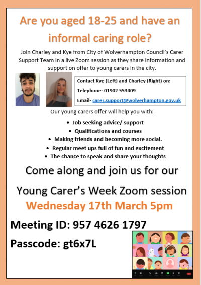 Young carers – get help to carry out your vital role