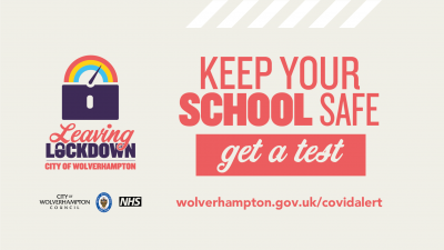 People who are being encouraged to have regular Covid-19 tests to help keep Wolverhampton’s schools safe can now pick up free test kits to use at home
