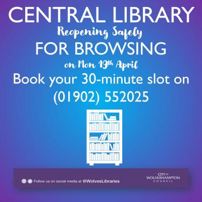 Central Library to reopen doors to bookworms from Monday 