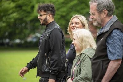 Carers enjoyed a socially distanced stroll around West Park and a cake and cuppa in the Tea Rooms to mark the culimination of Carers Week on Friday