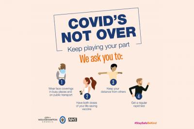 Residents who are clinically extremely vulnerable (CEV) are being encouraged to remain vigilant after Covid-19 measures were relaxed this week