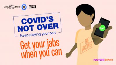 Walk in Covid-19 vaccinations are available at locations right across Wolverhampton again this week