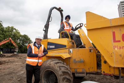 Full works are set to start this month on building the first new council homes on the Heath Town estate since it was officially opened by HRH Princess Margaret in 1969