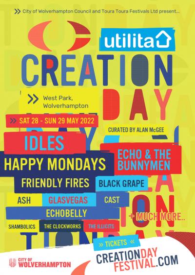 Amazing line up and new sponsor unveiled for city’s Utilita Creation Day Festival