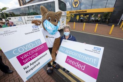 University students encouraged to grab a jab at Molineux