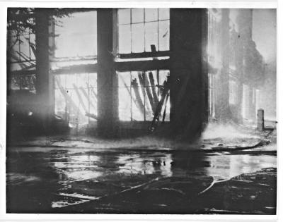 July 1942: air raid damage at Sievwright's, Cleveland Road, Wolverhampton