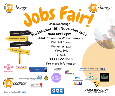 Jobchange and Adult Education Wolverhampton 