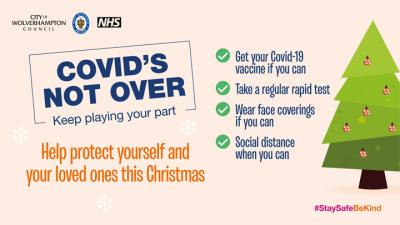 Residents are being encouraged to stay safe this Christmas and go that extra mile in their efforts to protect themselves and others from Covid-19