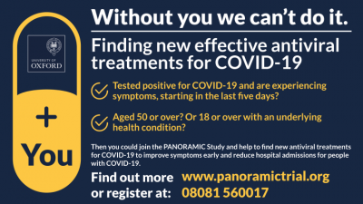 Residents with Covid-19 urged to sign up for antiviral study