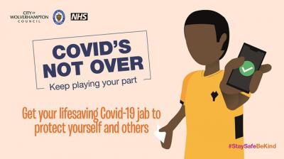 Residents who are due a Covid-19 jab but who have recently tested positive for the virus are reminded that they need to wait before having their vaccination