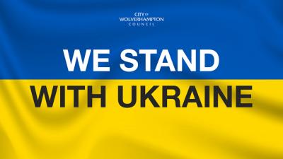 City of Wolverhampton Council will stand in solidarity with the people of Ukraine by raising the nation’s flag and playing its national anthem outside its headquarters