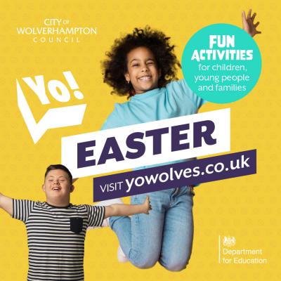 Children, young people and their families are enjoying a cracking time this Easter thanks to Wolverhampton’s Yo! programme, which is running throughout the school holidays
