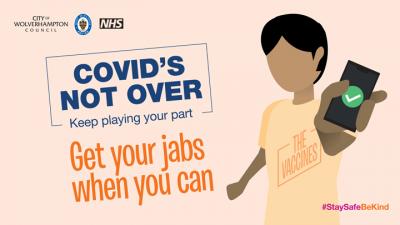 With Covid-19 infection rates rising rapidly, residents are being urged to remain vigilant to the virus and reminded that first, second and booster vaccinations are still widely available in Wolverhampton