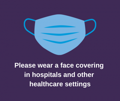 With Covid-19 cases remaining high in Wolverhampton, people are being asked to wear a face covering if they need to attend a healthcare setting
