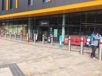 The new Co-Op store at Wolverhampton Railway Station