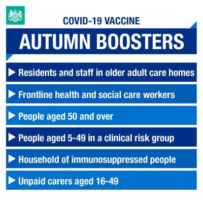 Eligible residents in Wolverhampton will be invited to come forward for a Covid-19 autumn booster vaccination from this week
