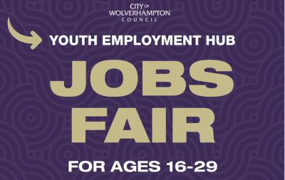 A city Jobs Fair has been organised as part of Wolverhampton Business Week at the Youth Employment Hub, The Way Youth Zone, School Street (WV3 0NR)