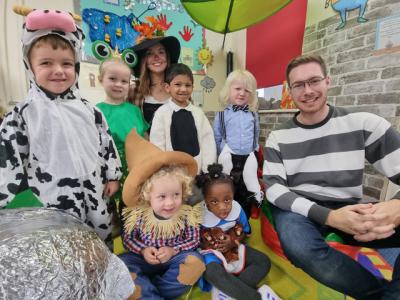 Children put on show to celebrate World Nursery Rhyme Week