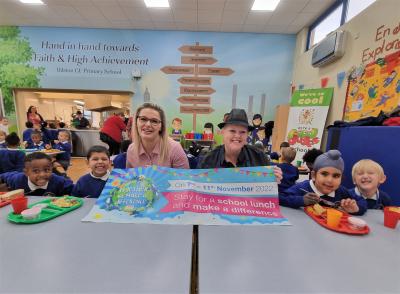 Councillor Beverley Momenabadi, Cabinet Member for Children and Young People, joined pupils at Bilston Primary School to celebrate National School Meals Week recently