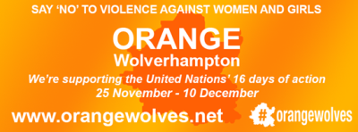 Political leaders have come together to back the annual safeguarding campaign to Orange Wolverhampton and help end interpersonal violence