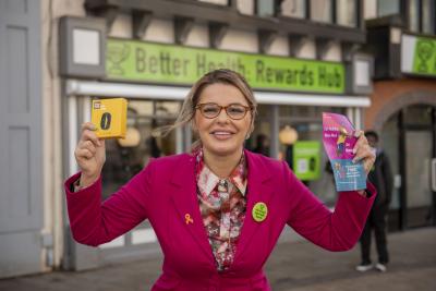 Councillor Beverley Momenabadi, the City of Wolverhampton Council's Cabinet Member for Children and Young People, is encouraging people to sign up to the Better Health: Rewards programme to earn supermarket vouchers and more in return for making better, healthier life choices