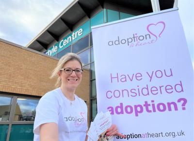 Catherine Furnival from Adoption@Heart appeals for new adopters at an information event at Portway Lifestyle Centre, Oldbury
